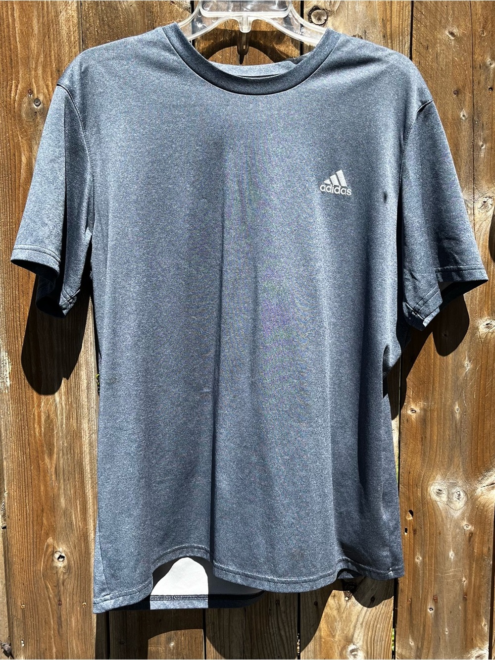 Adidas Men's Heather Charcoal Short Sleeve Tee